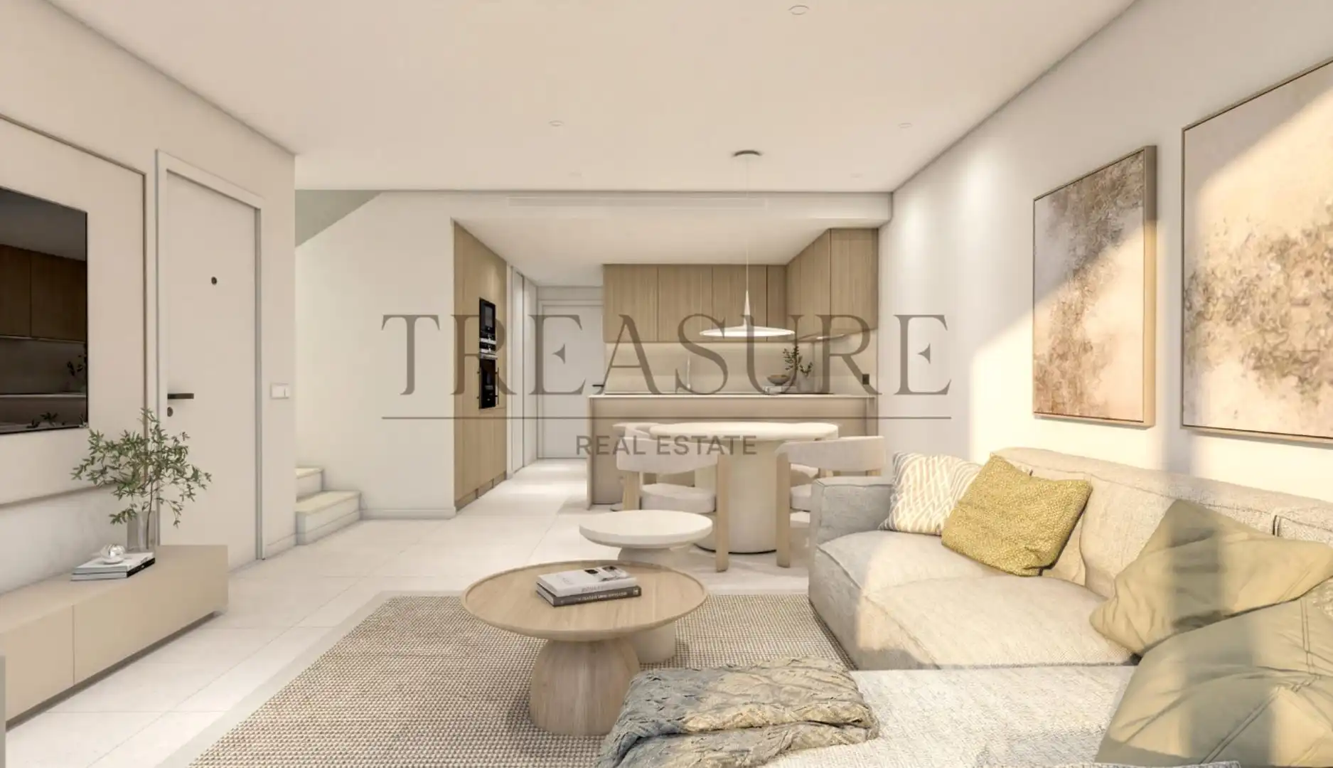 Sala de estar de Casa adosada en venta en Murcia con Calefacción, Jardín privado y Terraza