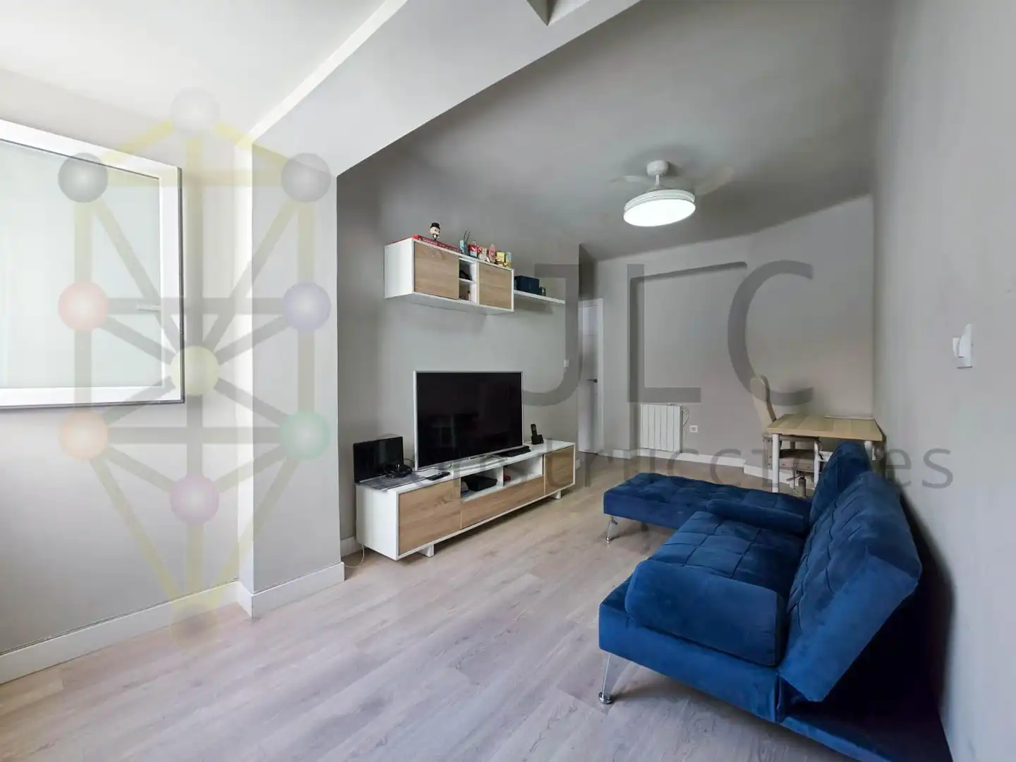 Sala d'estar de Pis en venda en Madrid amb Aire condicionat, Calefacció i Parquet