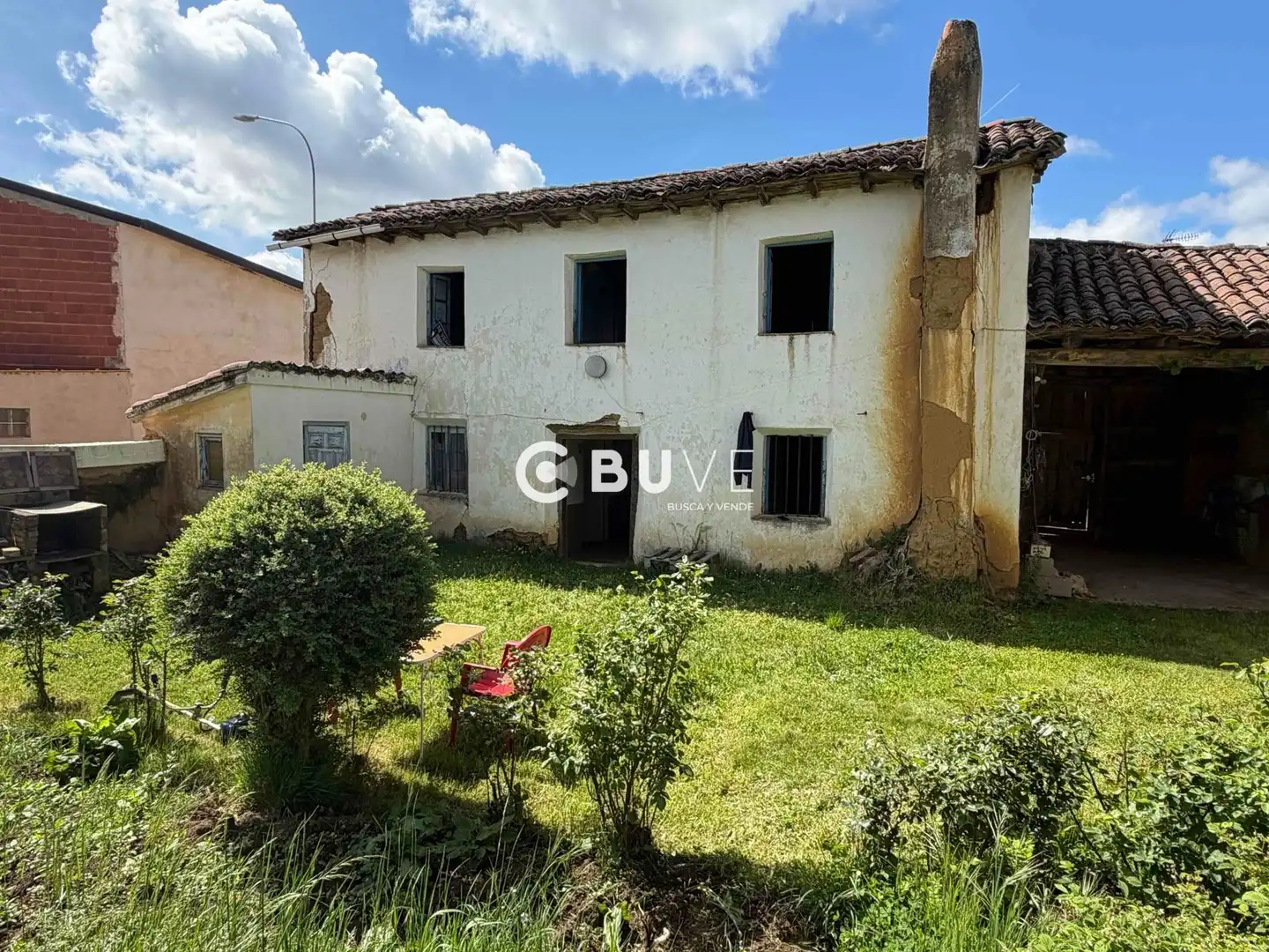 Vista exterior de Casa o chalet en venta en Almanza con Calefacción, Jardín privado y Trastero