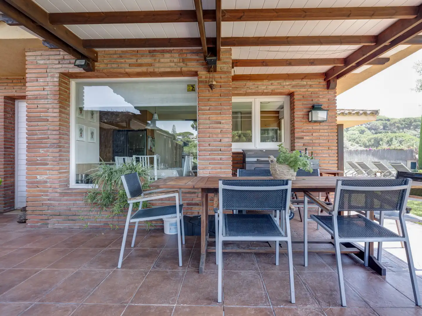 Terrace of Houses for sale in Sant Andreu de Llavaneres  with Air Conditioner, Heating and Private garden