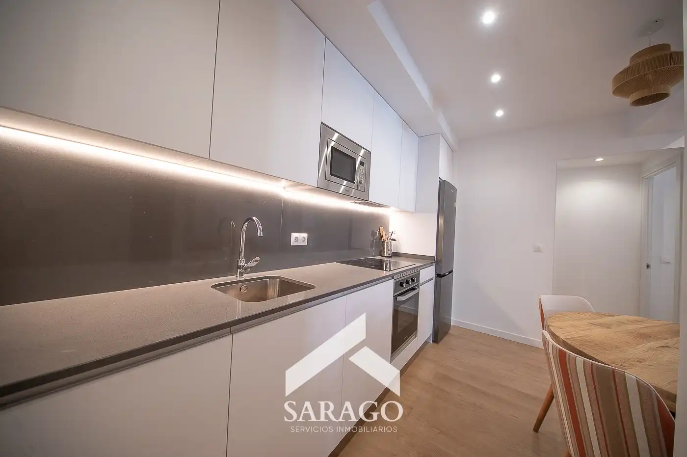 Cocina de Piso de alquiler en Madrid con Aire acondicionado, Calefacción y Amueblado