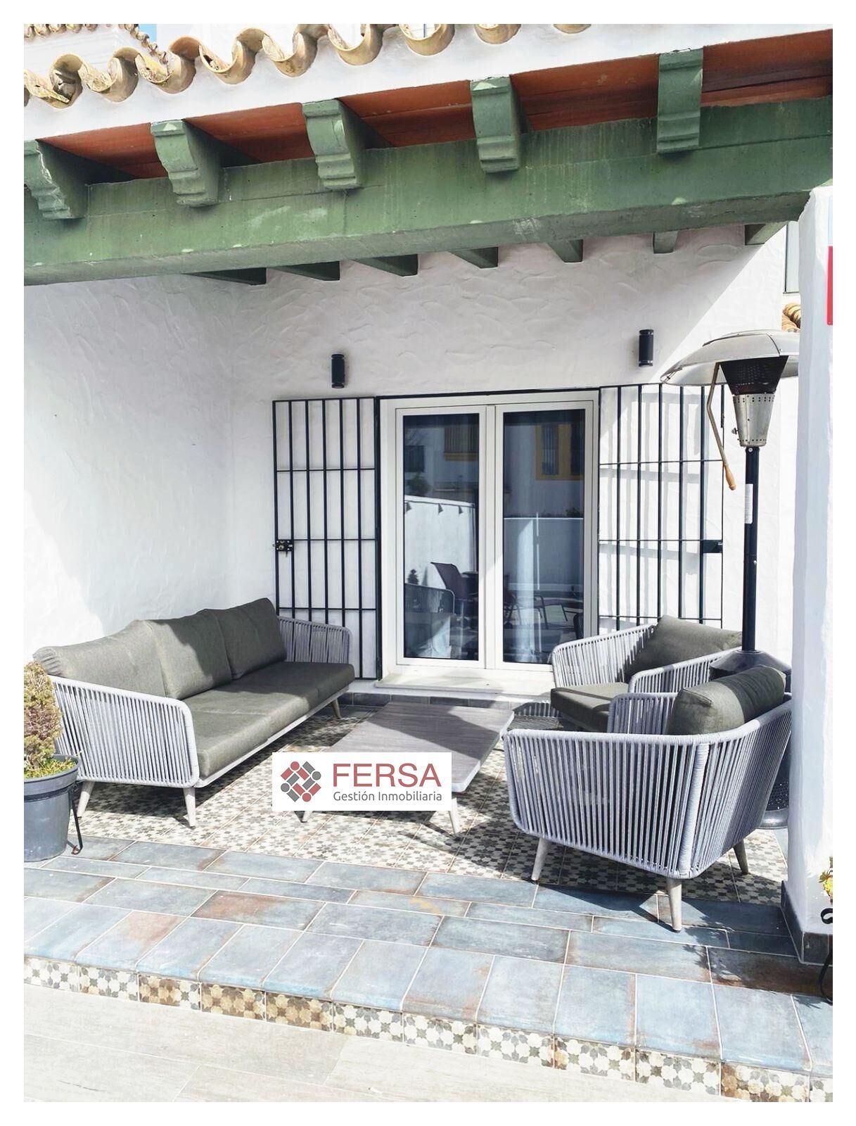 Terrace of Single-family semi-detached to rent in El Puerto de Santa María  with Air Conditioner