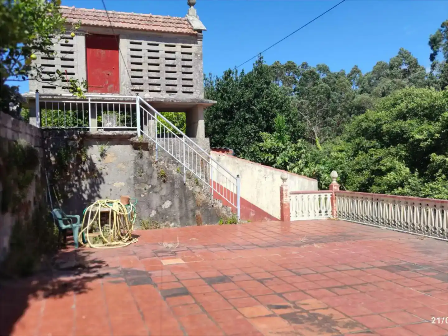 Vista exterior de Casa o chalet en venta en Ponteceso con Balcón