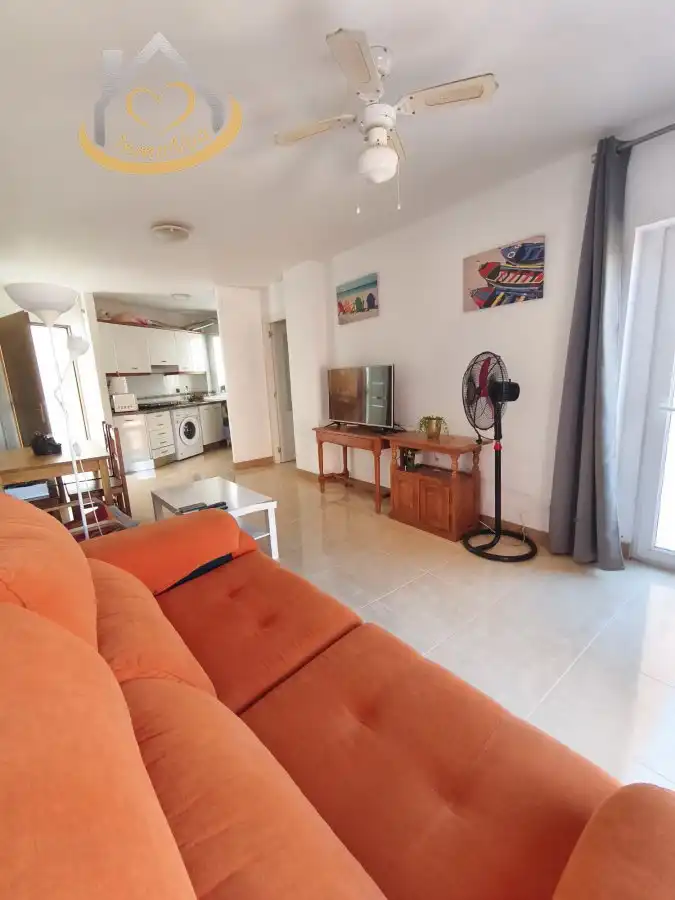 Sala d'estar de Apartament en venda en La Antilla amb Terrassa i Moblat