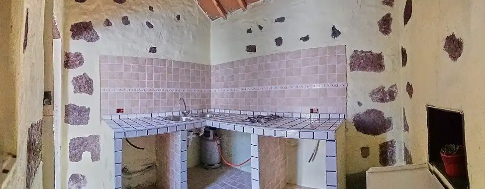 Cocina de Casa o chalet en venta en Vega de San Mateo con Jardín privado y Terraza