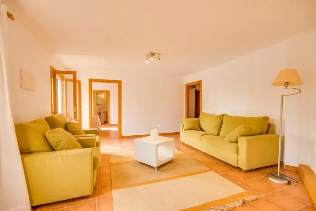 Sala d'estar de Finca rústica en venda en Alcúdia amb Jardí privat, Terrassa i Piscina