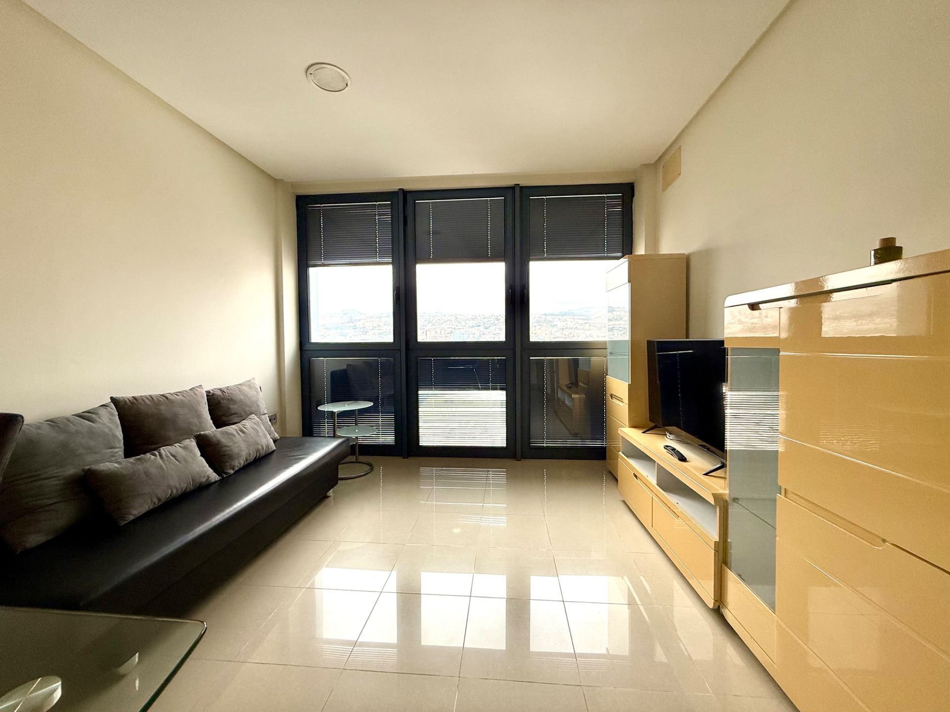 Living room of Flat to rent in  Santa Cruz de Tenerife Capital  with Air Conditioner, Furnished and Oven