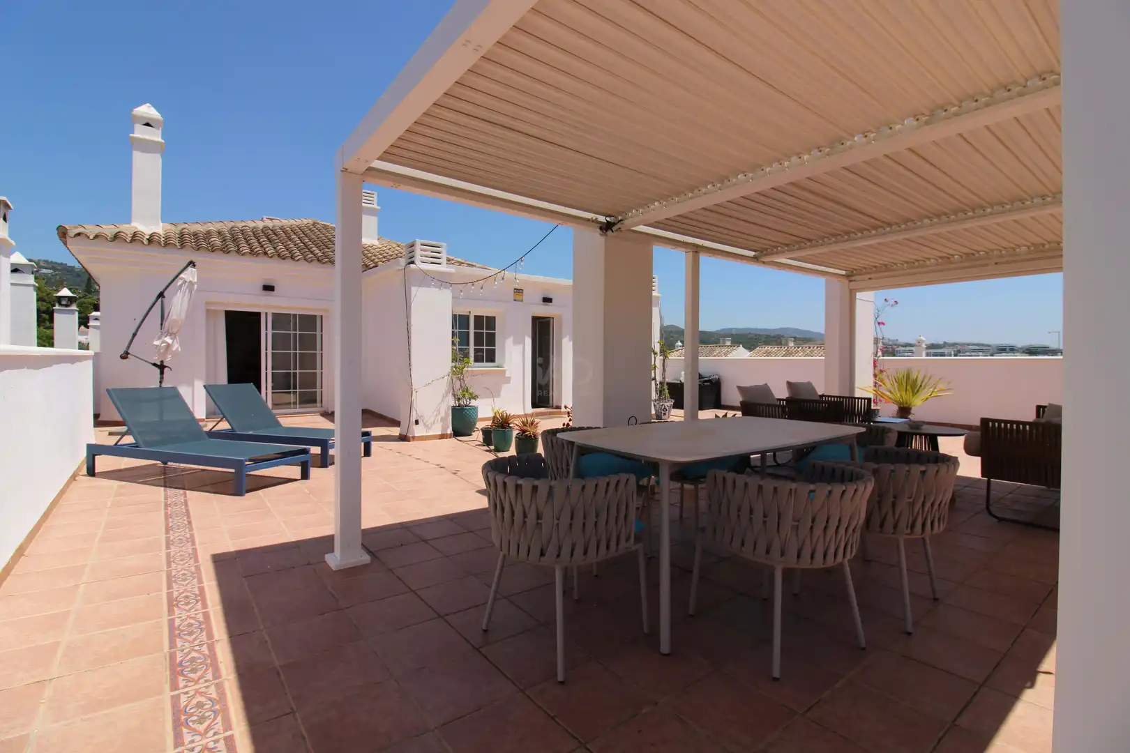 Terrace of Flat for rent in Marbella  with Terrace and Swimming Pool