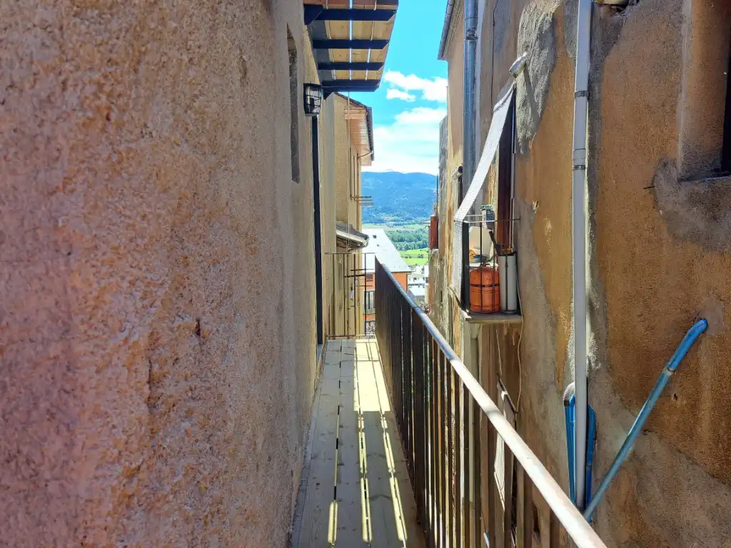 Terraza de Apartamento de alquiler en Puigcerdà con Calefacción, Parquet y Horno