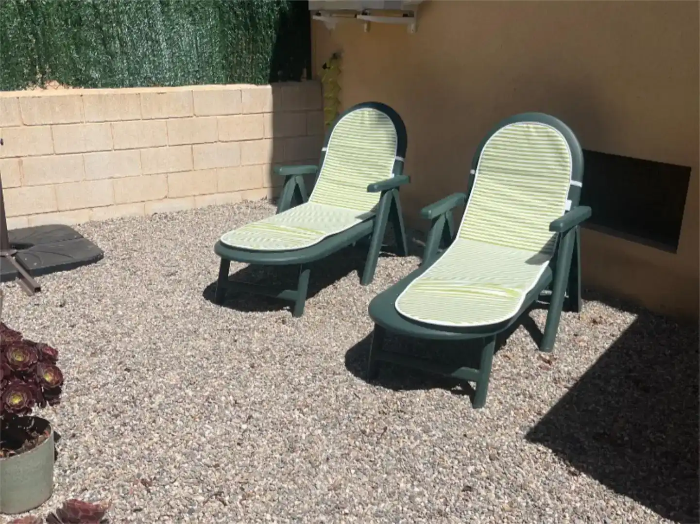 Jardí de Pis de lloguer en Vera amb Aire condicionat i Piscina