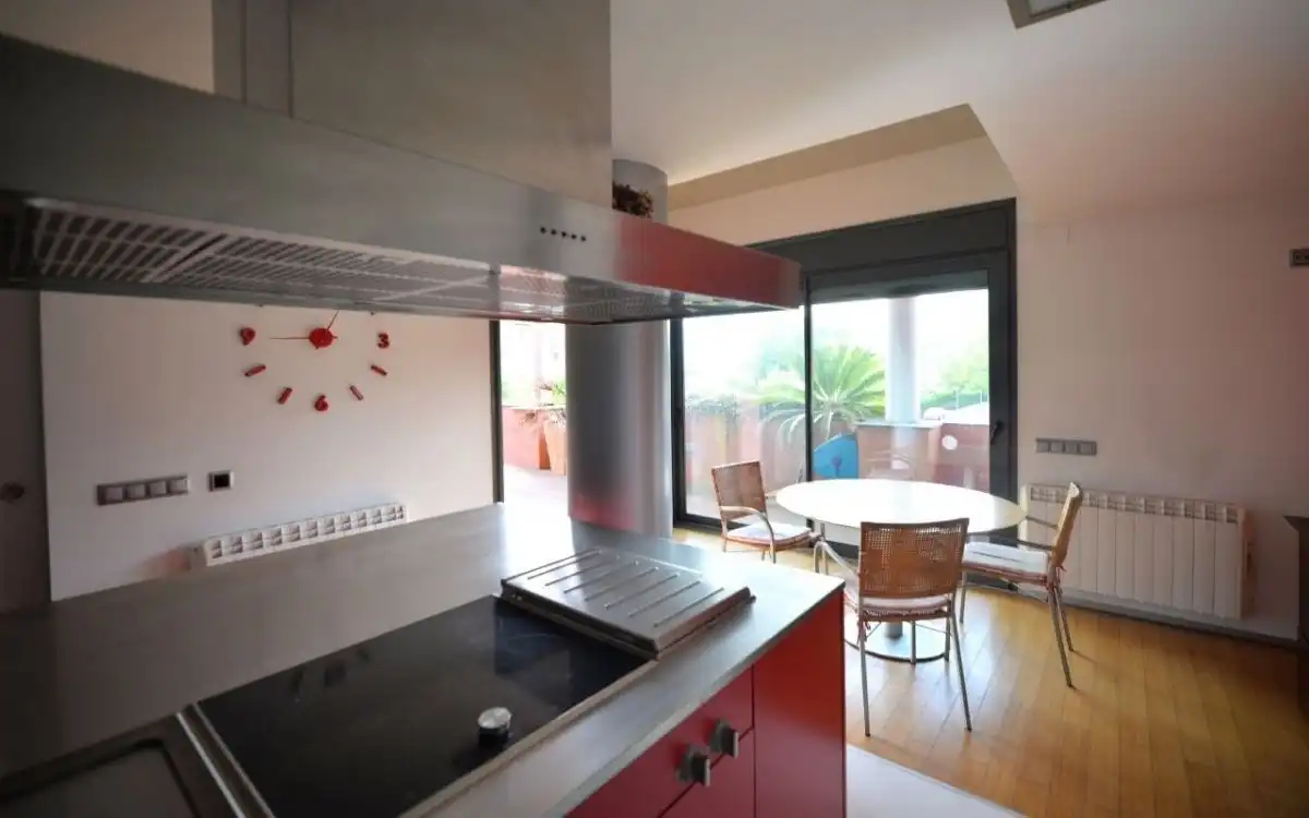 Kitchen of Attic for sale in Olot  with Air Conditioner, Heating and Terrace