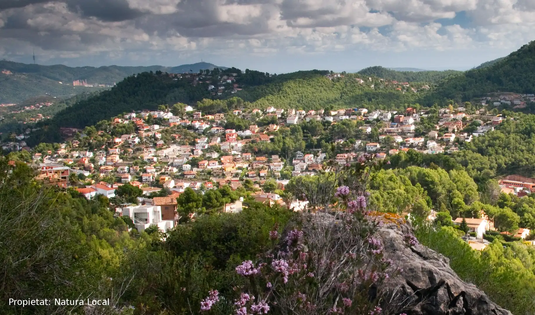 Vista exterior de Casa o chalet en venta en Vallirana con Calefacción y Terraza