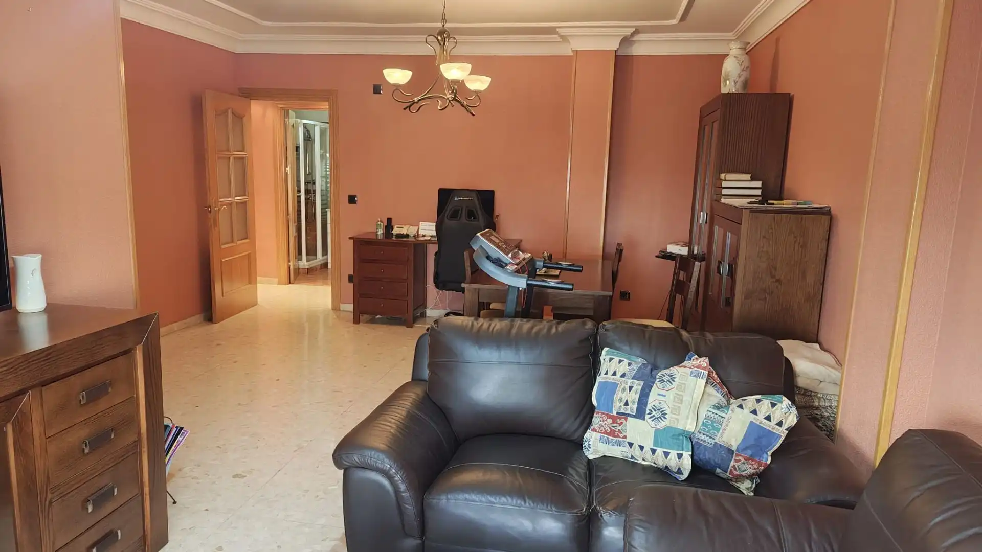 Sala de estar de Piso en venta en Argamasilla de Calatrava con Aire acondicionado, Calefacción y Terraza