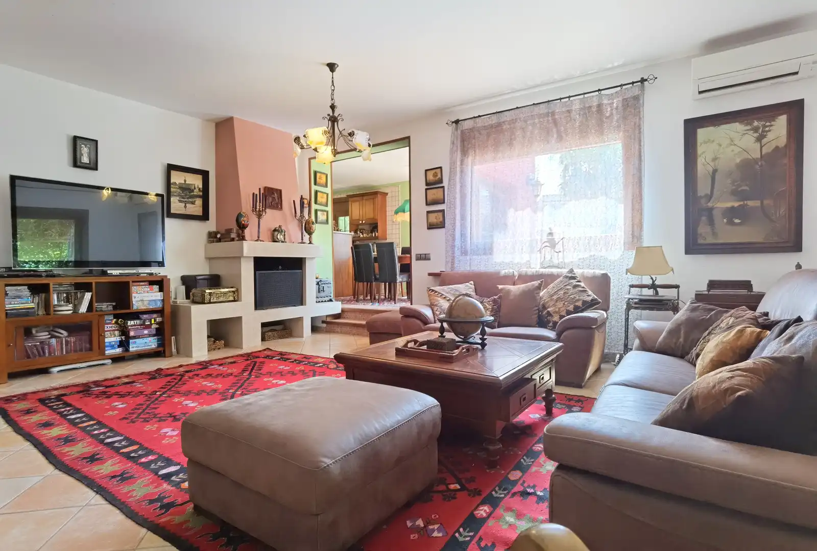 Sala de estar de Casa o chalet en venta en Empuriabrava con Aire acondicionado, Calefacción y Jardín privado