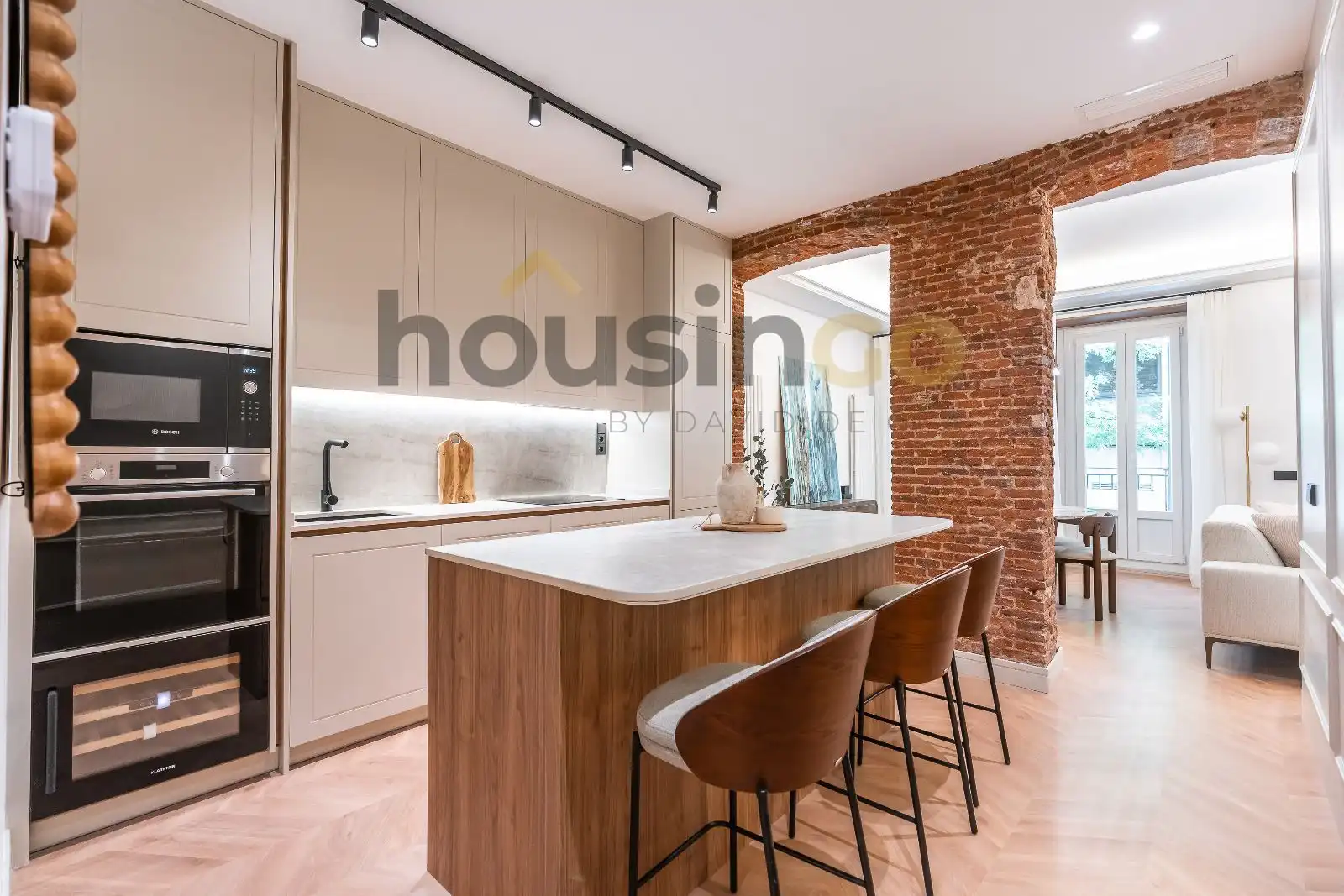 Kitchen of Flat for sale in Madrid  with Air Conditioner, Heating and Terrace