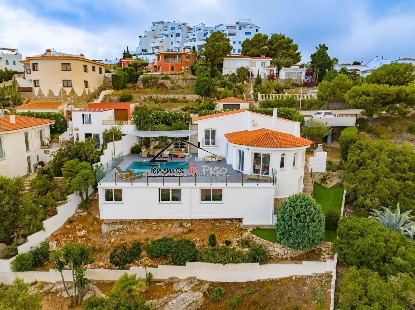 Vista exterior de Casa o xalet en venda en Peñíscola / Peníscola amb Aire condicionat, Calefacció i Jardí privat