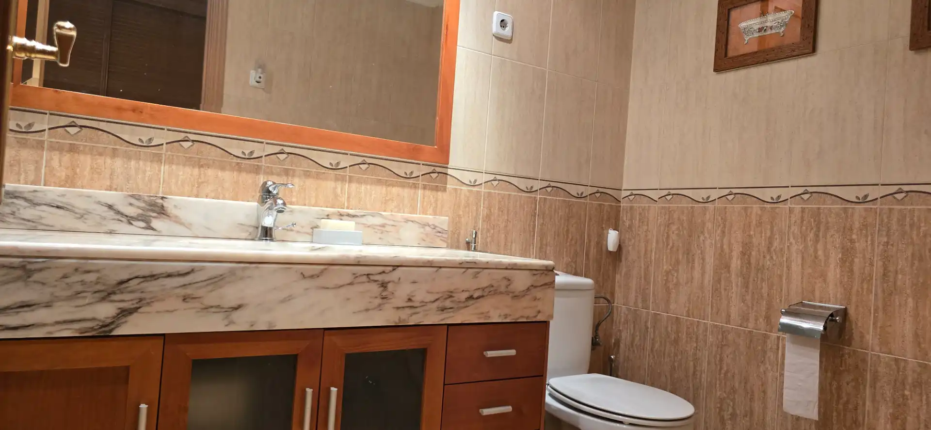 Bathroom of Flat for sale in Madrid  with Heating, Private garden and Terrace