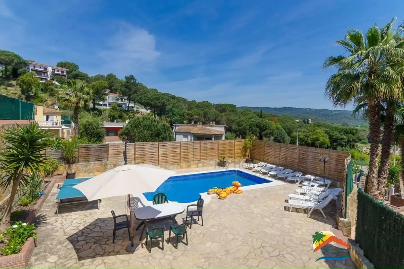 Garden of Houses for sale in Lloret de Mar  with Heating, Private garden and Terrace