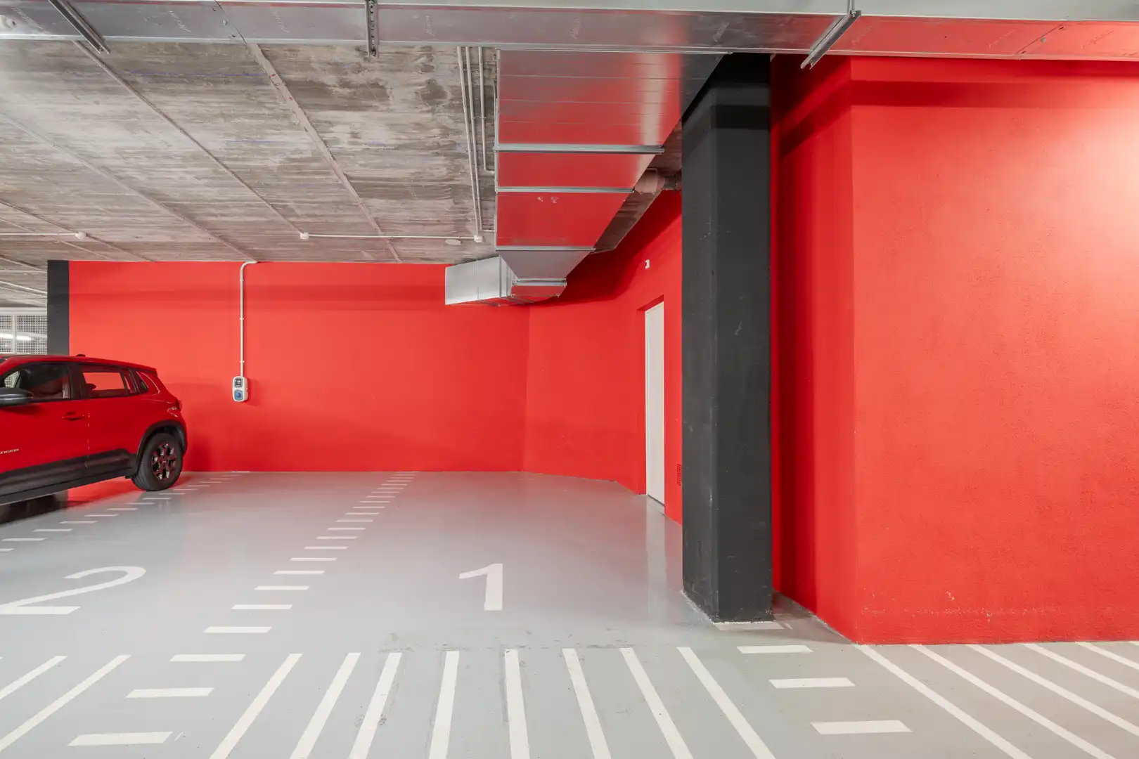 Parking of Flat for sale in Girona  with Air Conditioner, Heating and Parquet flooring