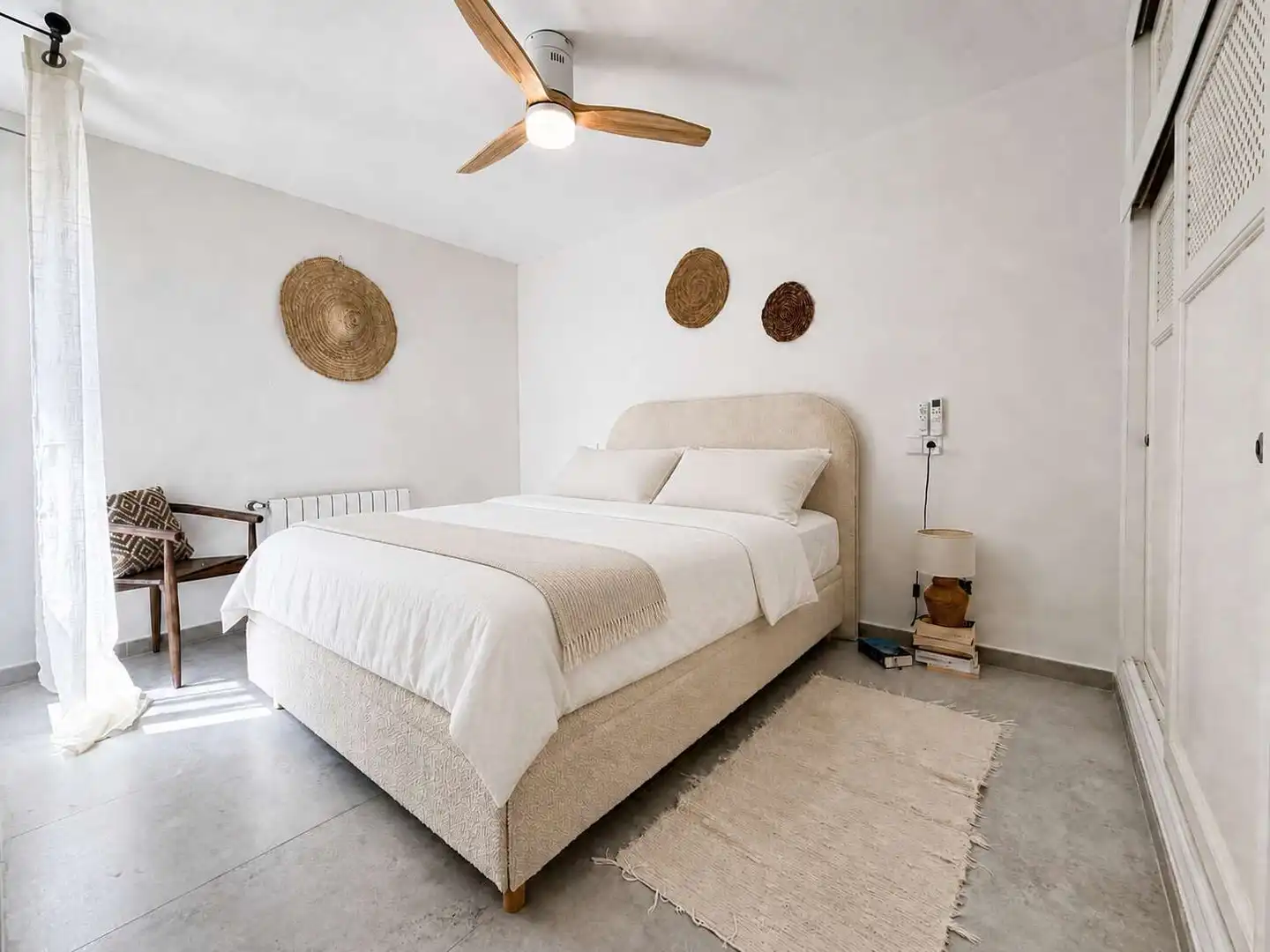 Schlafzimmer von Erdgeschoss zum Verkauf in Manacor mit Klimaanlage, Heizung und Terrasse