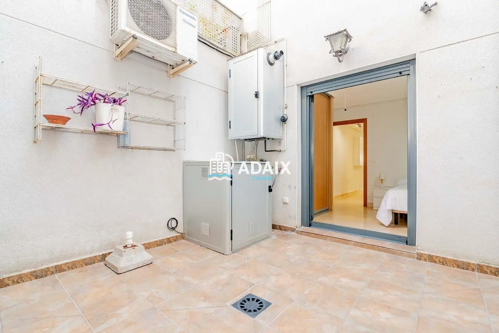Garden of Flat for rent in Cáceres  with Air Conditioner, Heating and Storage room