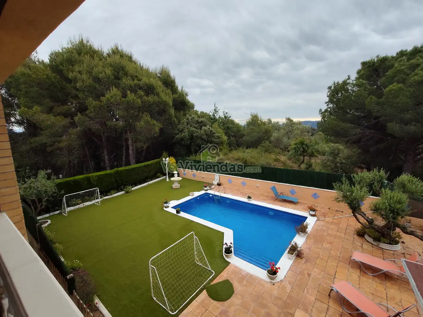 Schwimmbecken von Haus oder Chalet zum Verkauf in Masquefa mit Heizung, Privatgarten und Terrasse