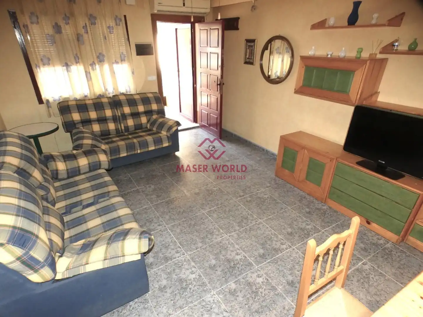 Living room of Duplexes for sale in Mazarrón  with Air Conditioner and Furnished