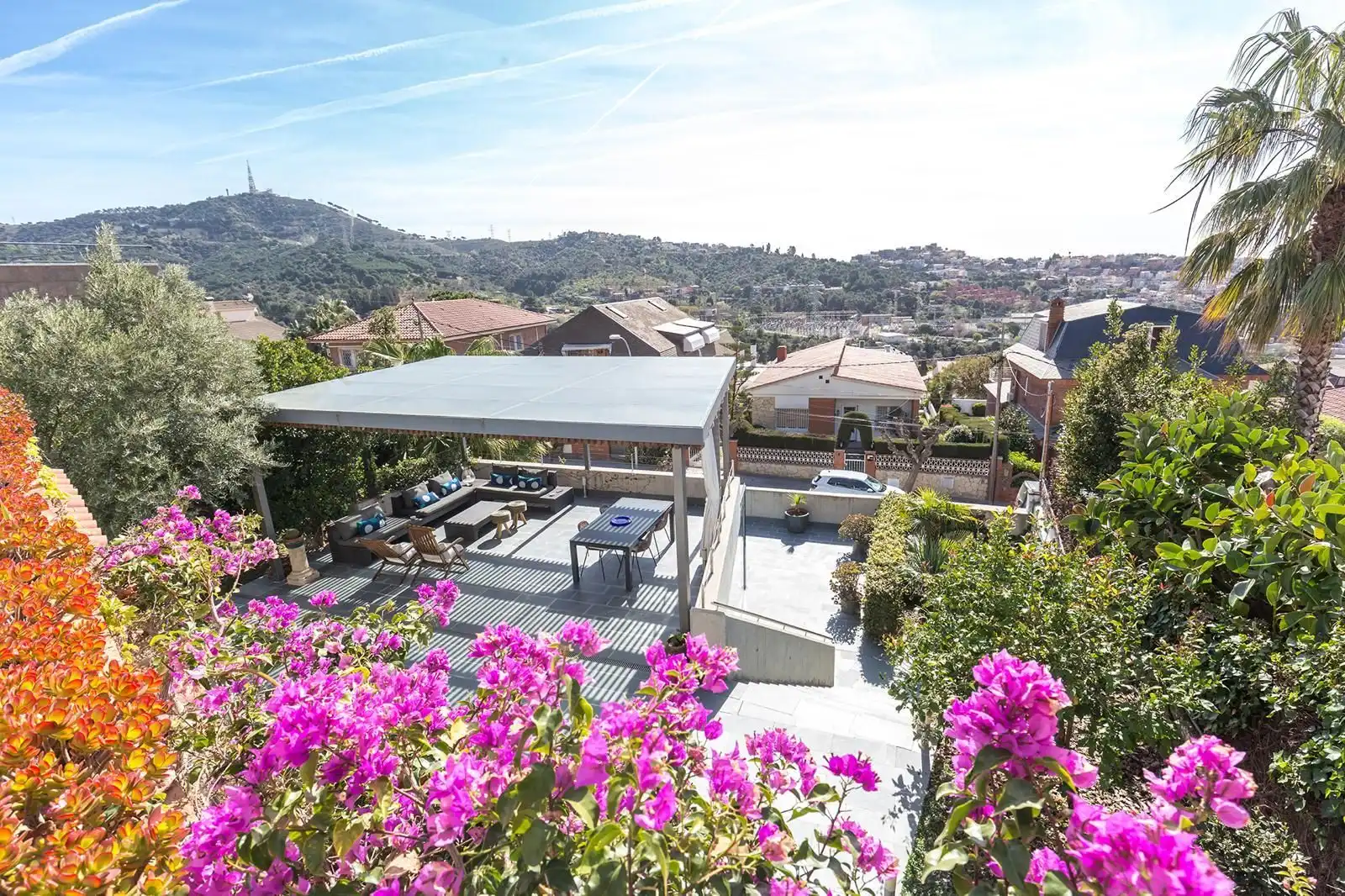 Terraza de Casa o chalet de alquiler en Sant Just Desvern con Aire acondicionado, Calefacción y Jardín privado