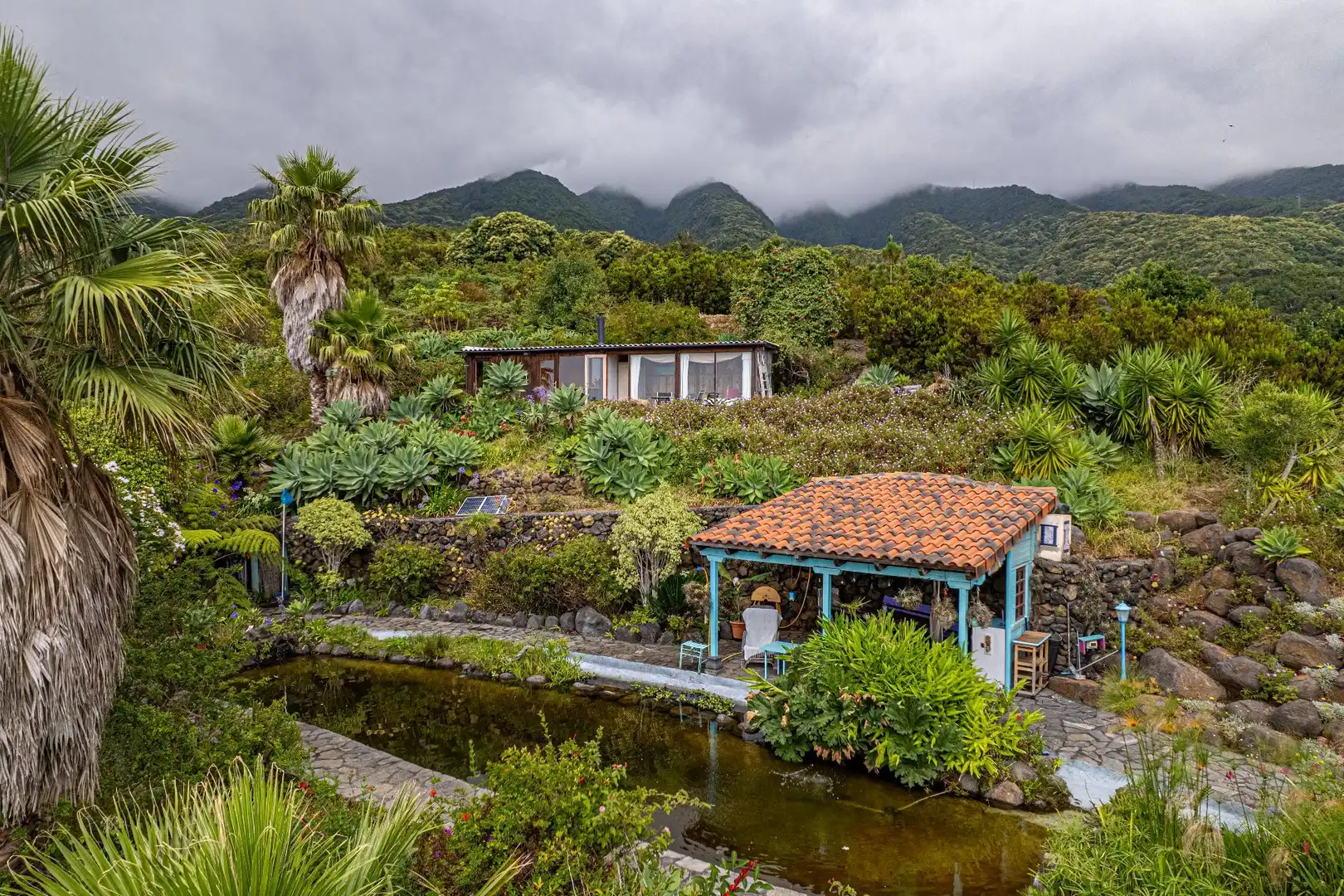 Jardí de Casa o xalet en venda en Breña Alta amb Piscina