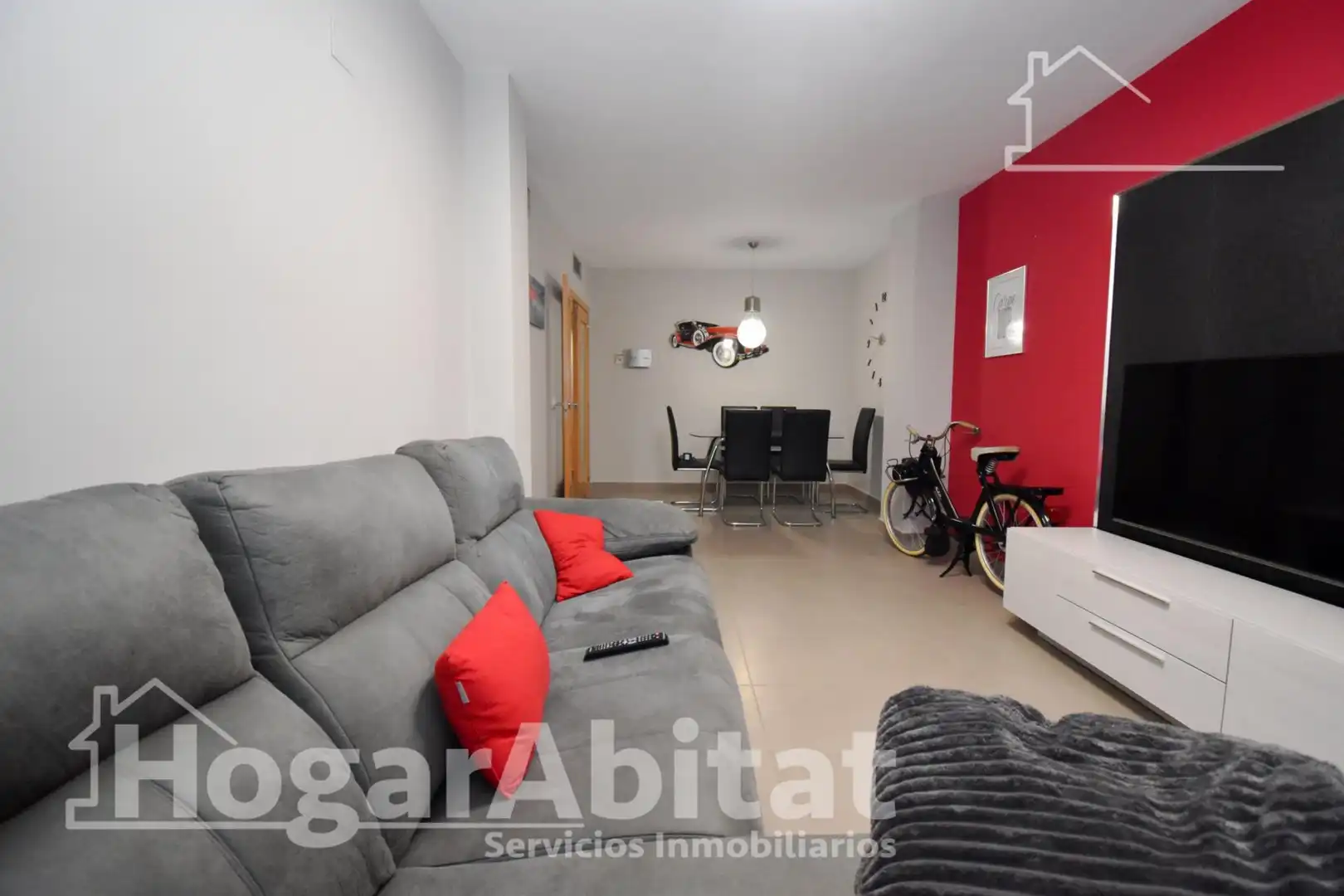 Sala de estar de Piso en venta en Almazora / Almassora con Aire acondicionado, Terraza y Trastero