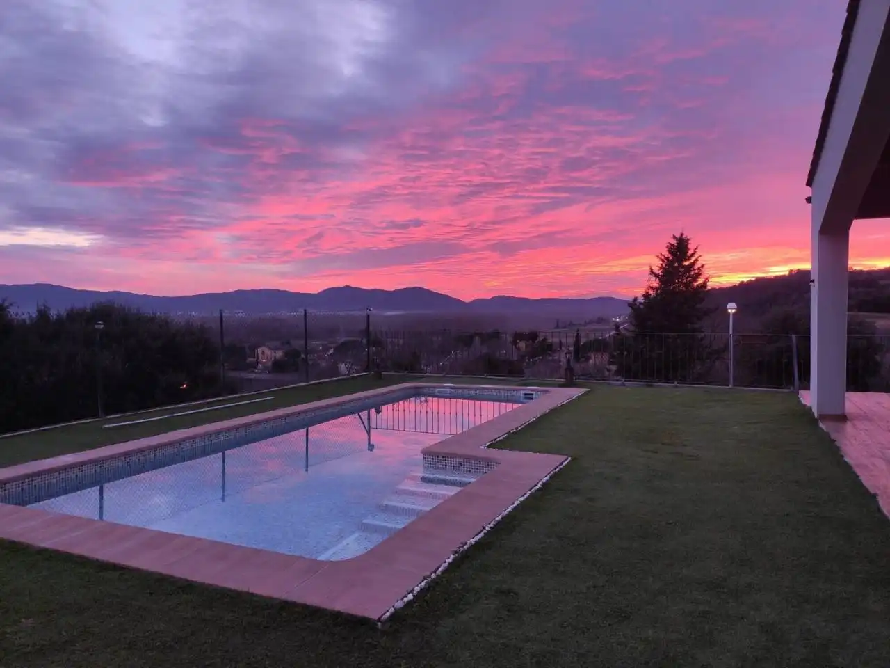 Swimming pool of Houses for sale in Cervià de Ter  with Air Conditioner, Heating and Private garden
