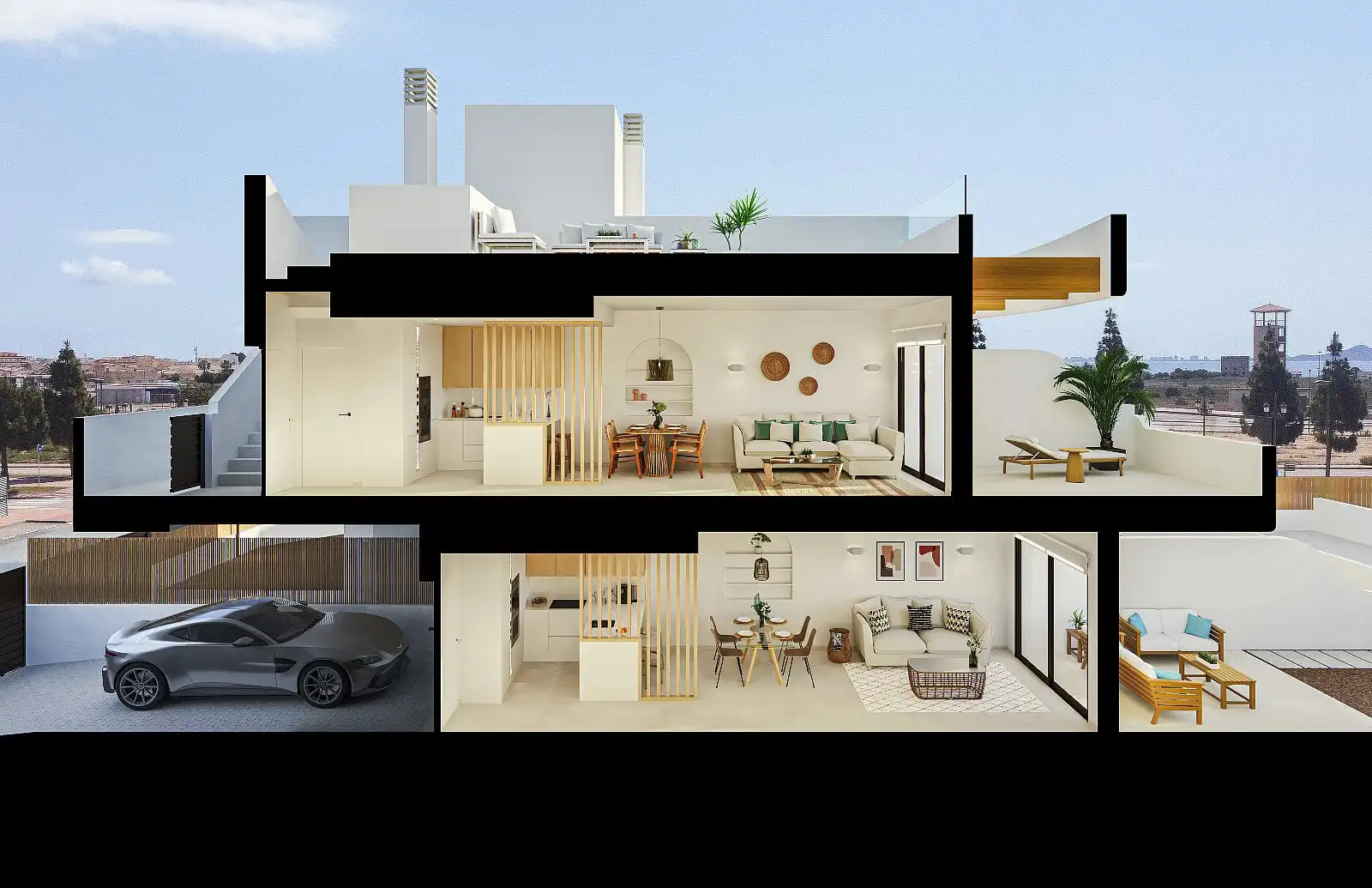 Mini appartamento con terrazza in vendita a Las Lomas de Rame - Bahía Bella, imagen 15