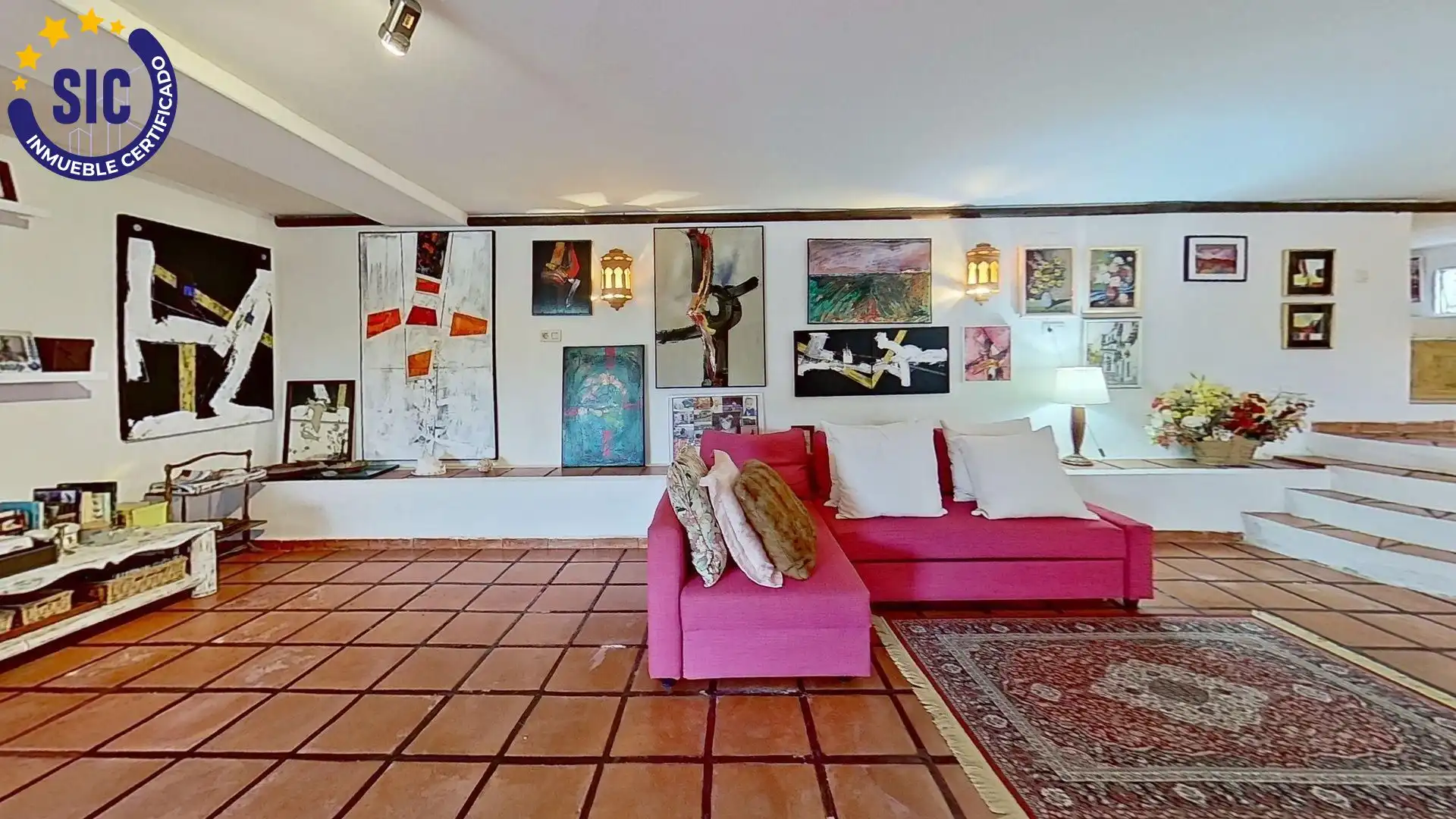 Sala d'estar de Casa o xalet en venda en Chiva amb Jardí privat, Terrassa i Traster
