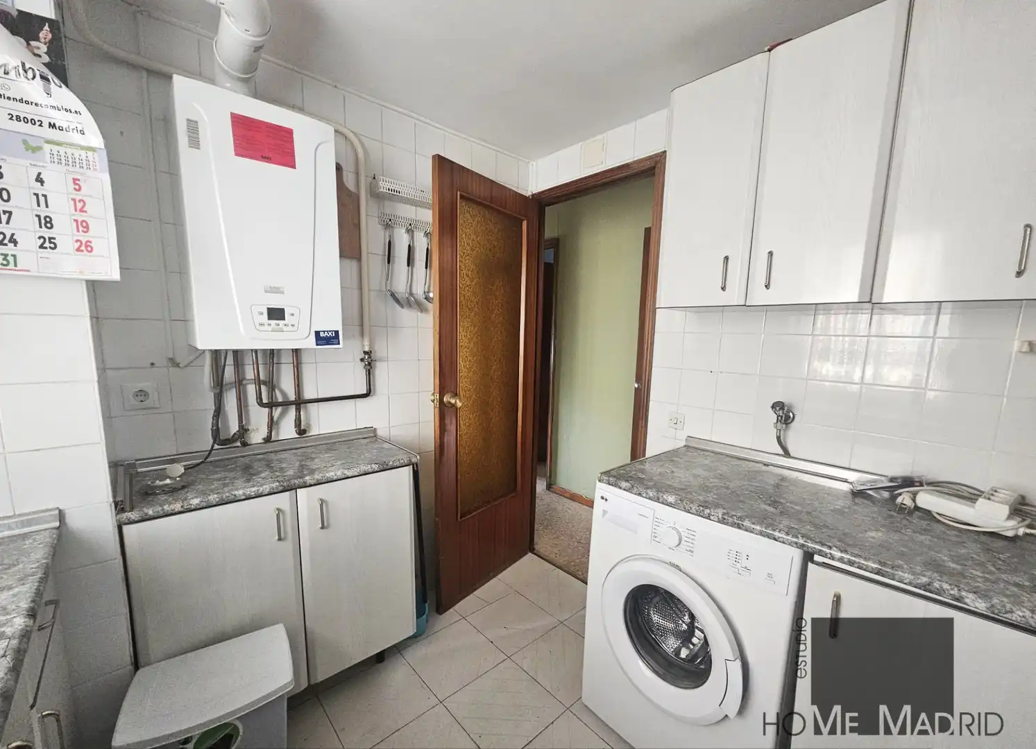Kitchen of Flat for sale in Madrid  with Heating