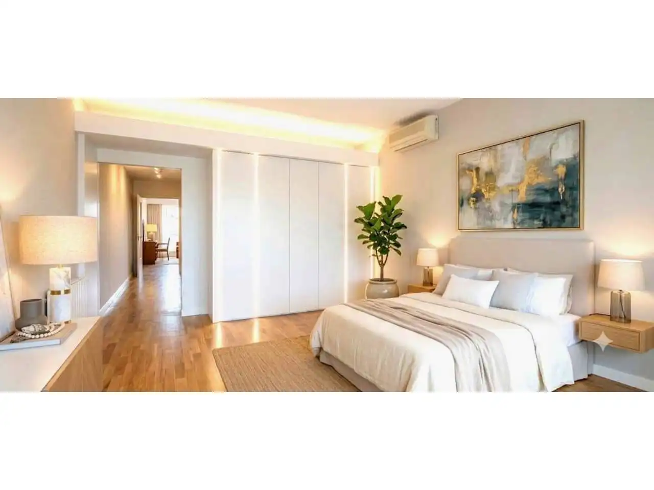 Schlafzimmer von Wohnung zum Verkauf in Girona mit Klimaanlage, Heizung und Terrasse