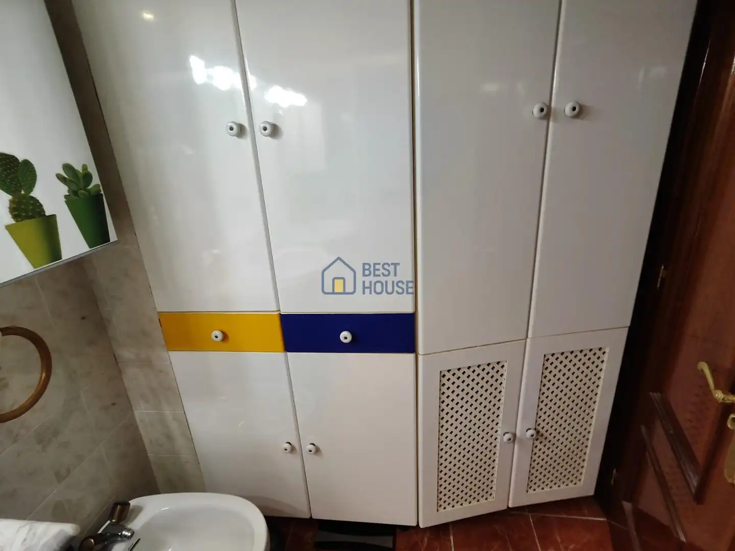 Baño de Apartamento de alquiler en San Andrés del Rabanedo con Calefacción y Amueblado