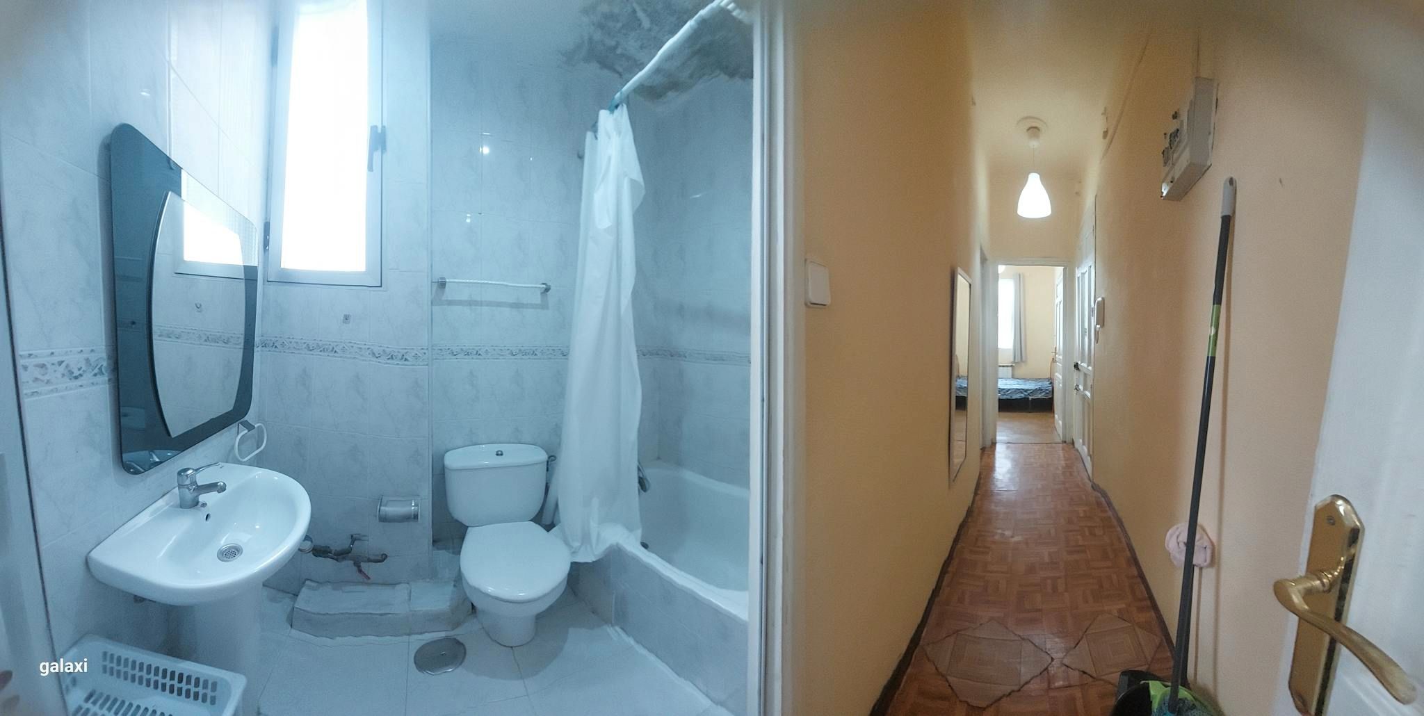 Bathroom of Flat to rent in  Madrid Capital  with Furnished and Washing machine