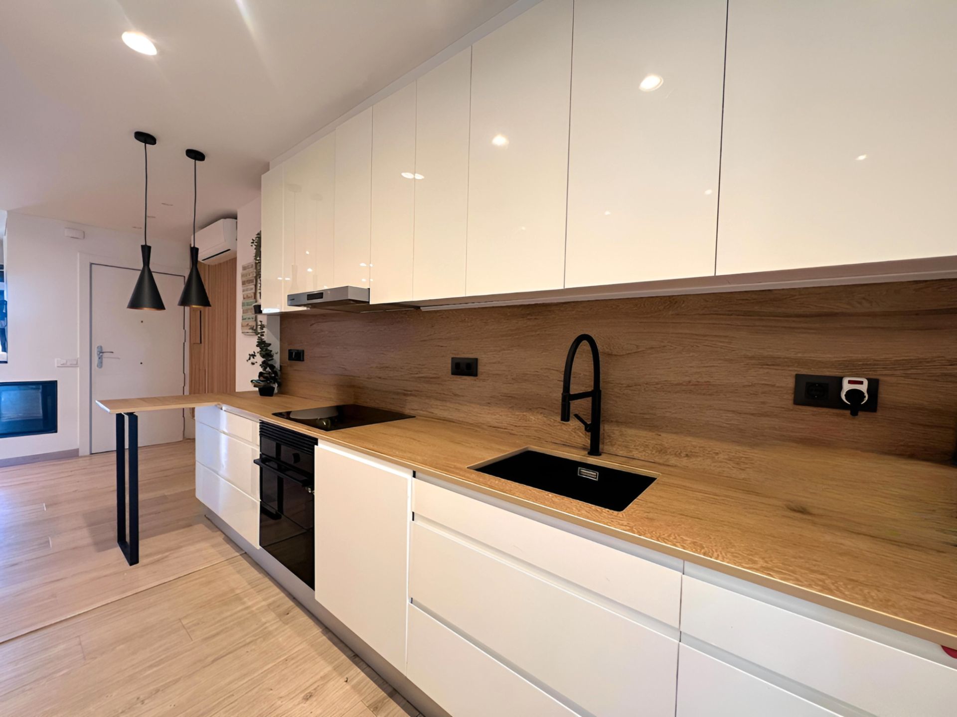 Kitchen of Flat for sale in Gavà  with Air Conditioner, Heating and Parquet flooring