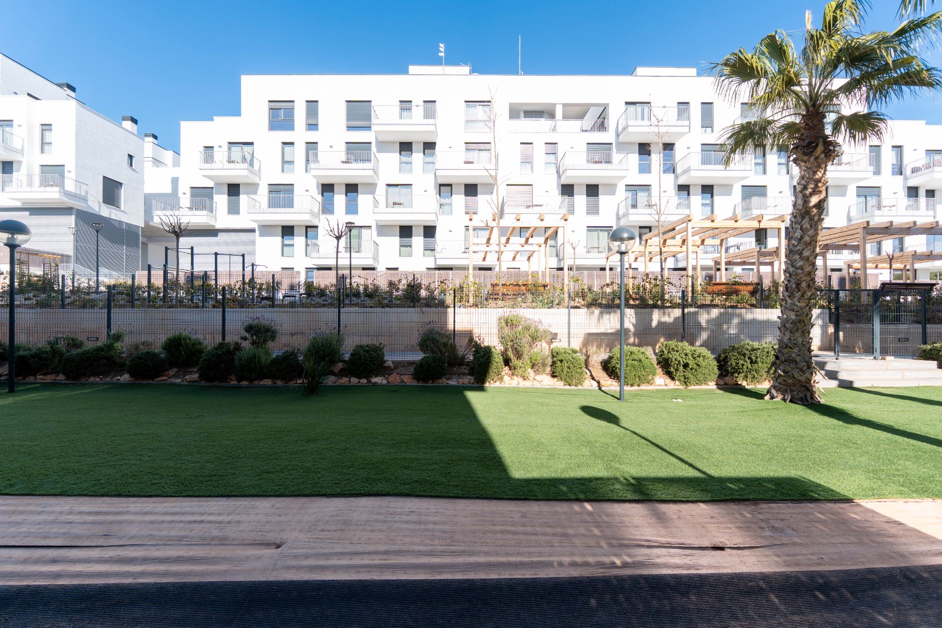 Exterior view of Flat for sale in  Murcia Capital  with Air Conditioner, Parquet flooring and Storage room