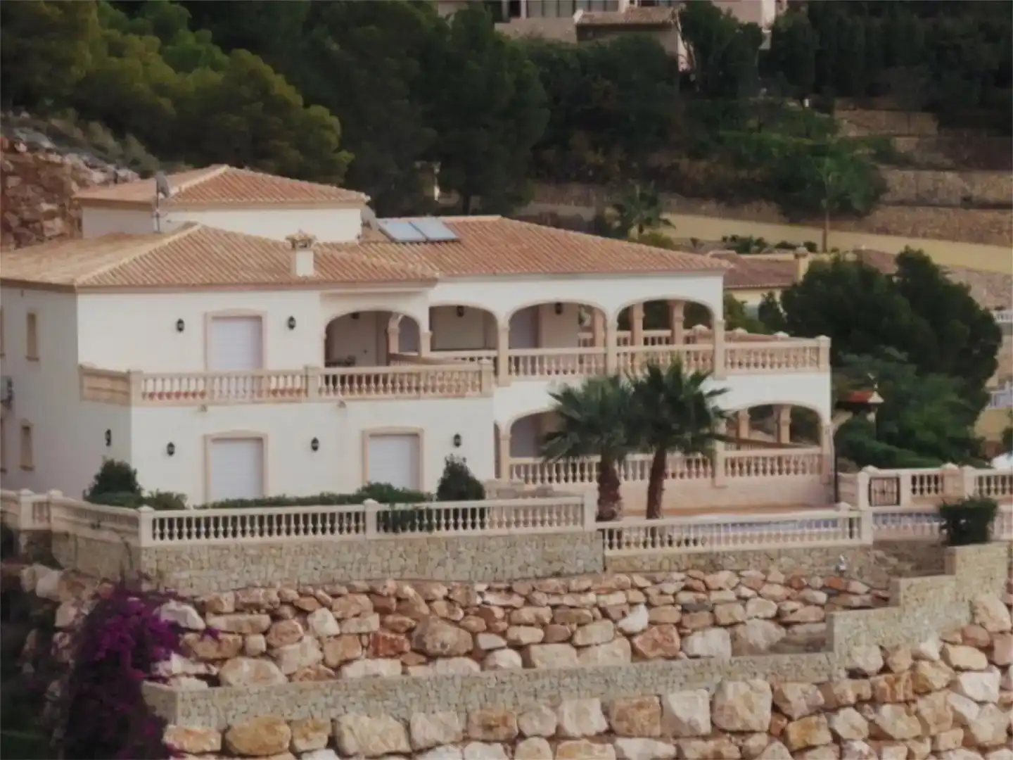 Exterior view of Houses for rent in Altea  with Air Conditioner, Private garden and Parquet flooring