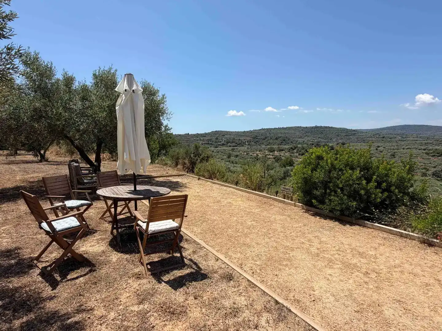 Terrassa de Finca rústica en venda en Traiguera amb Jardí privat, Piscina i Moblat