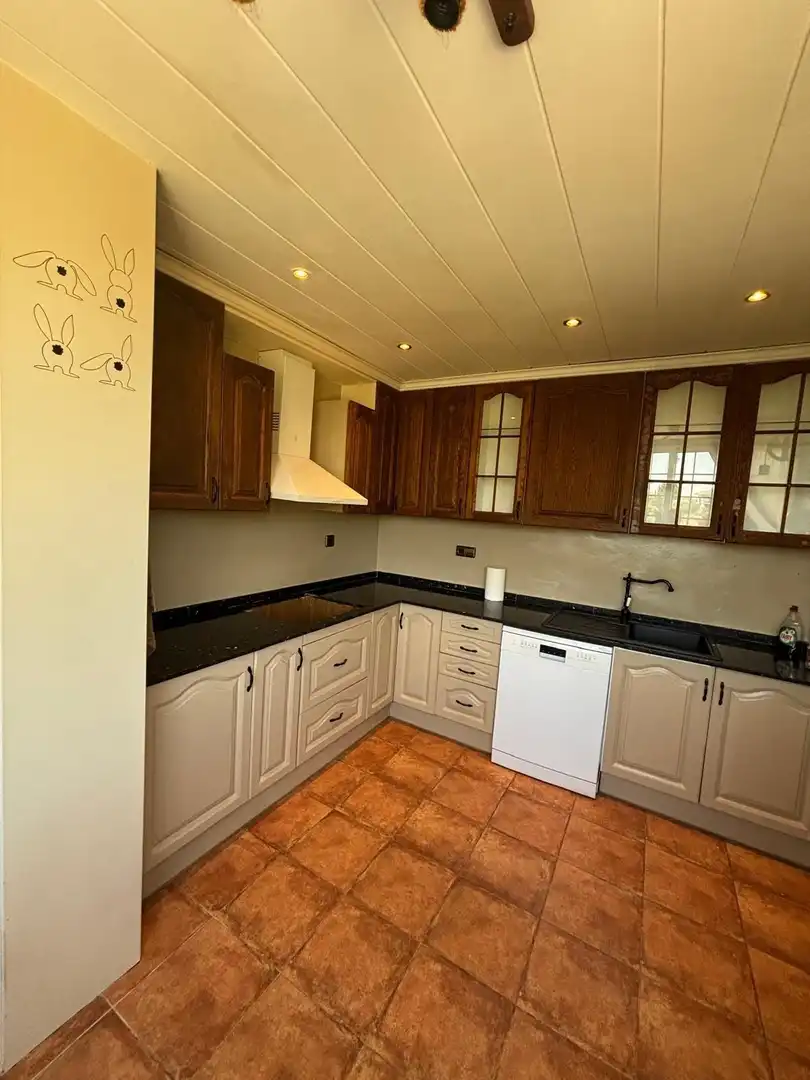 Küche von Haus oder Chalet zur Miete in Sentmenat mit Klimaanlage, Privatgarten und Terrasse