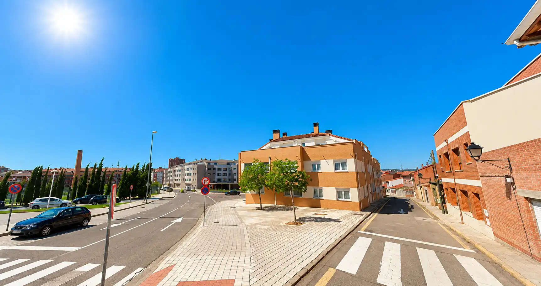 Exterior view of Flat for sale in Palencia  with Heating and Furnished