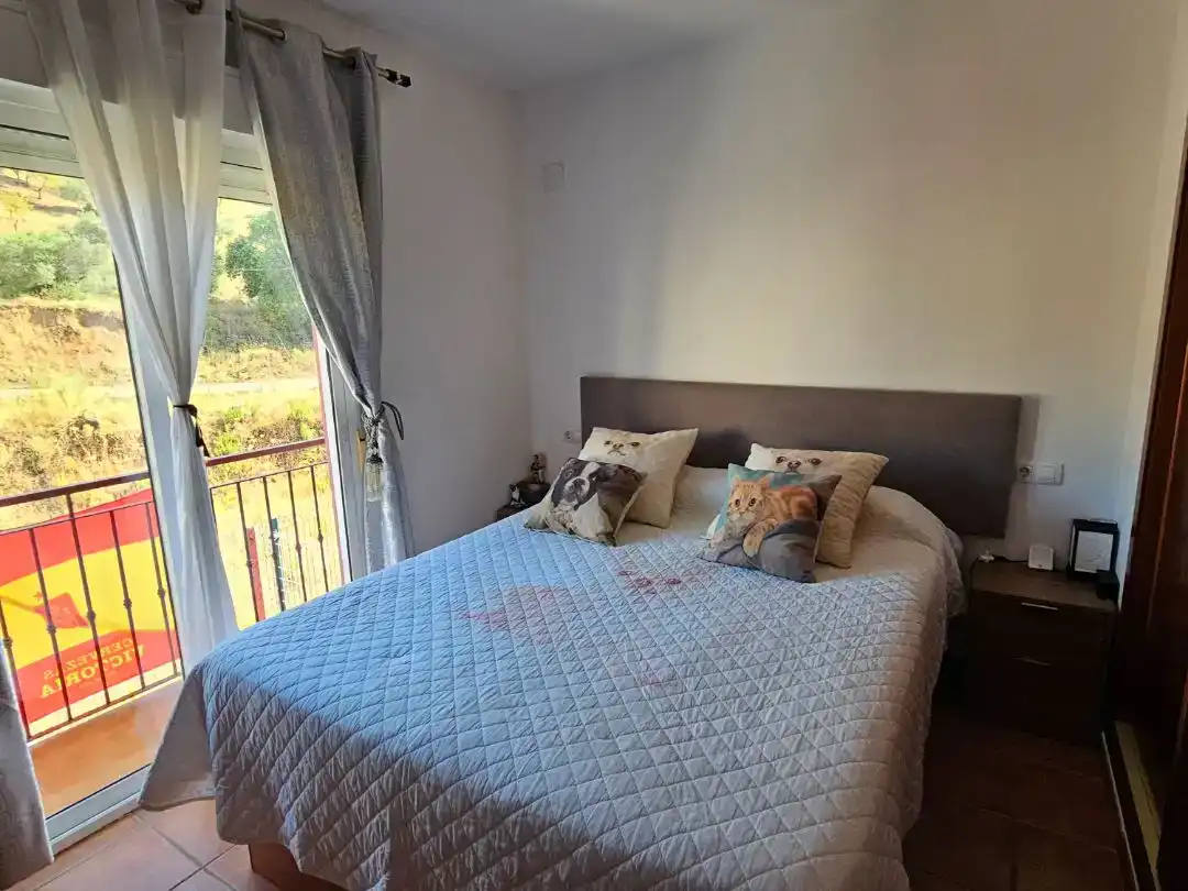 Bedroom of Flat for sale in Almogía  with Air Conditioner and Balcony