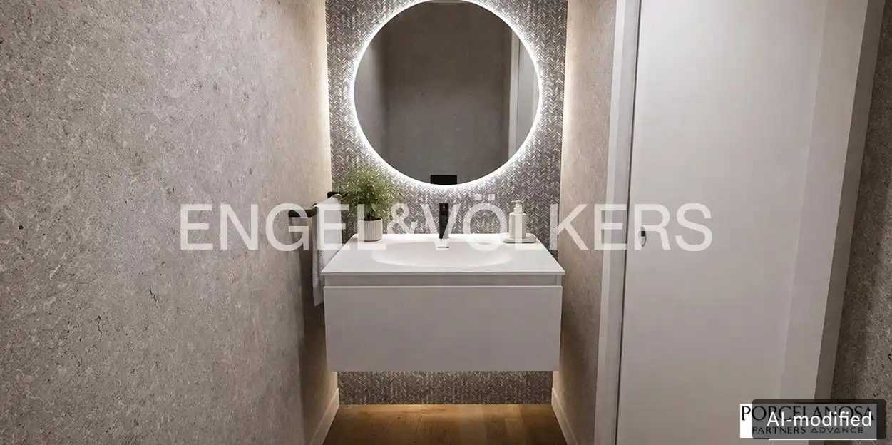 Badezimmer von Wohnung zum Verkauf in Santander mit Heizung und Balkon