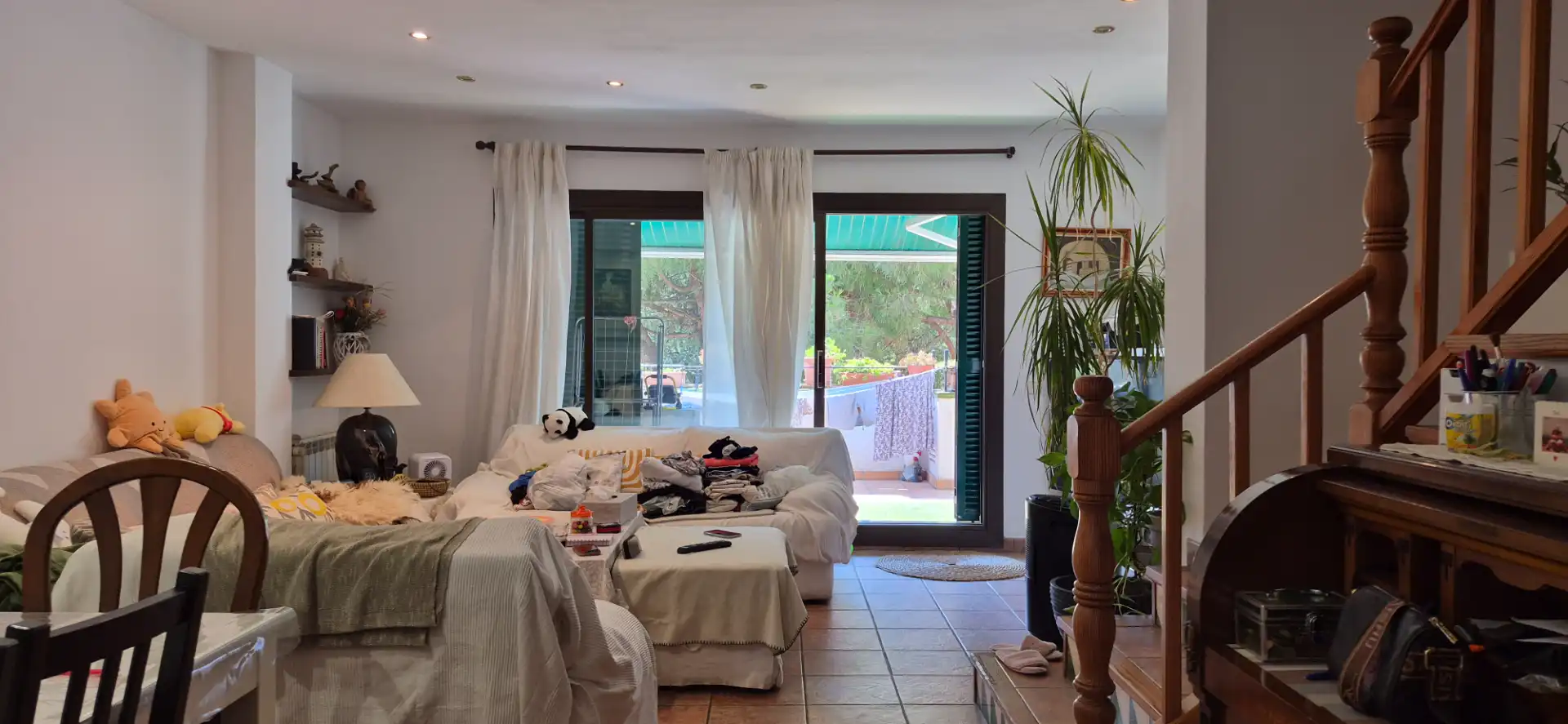 Sala d'estar de Casa adosada en venda en Palafrugell amb Calefacció, Terrassa i Balcó