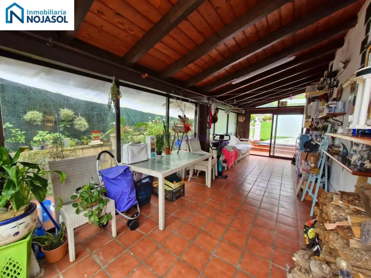 Terrassa de Casa adosada en venda en Meruelo amb Calefacció, Jardí privat i Terrassa