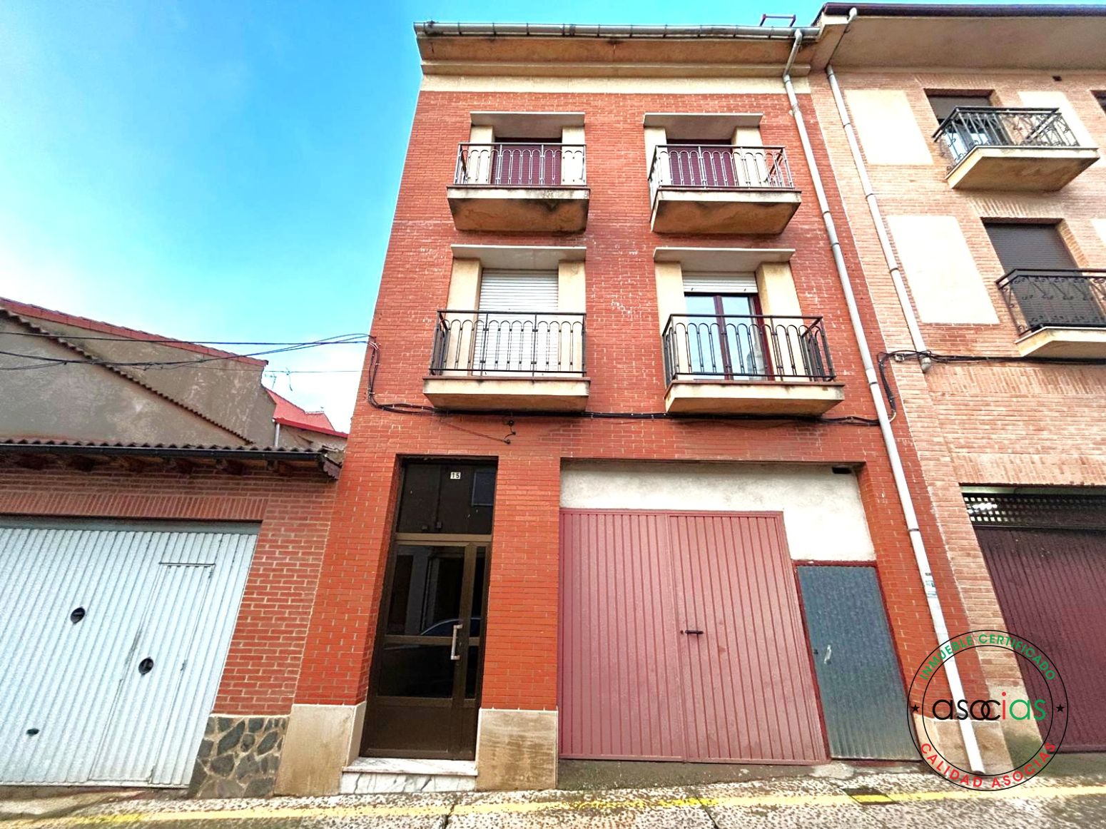 Exterior view of Flat for sale in Sahagún  with Heating, Furnished and Balcony