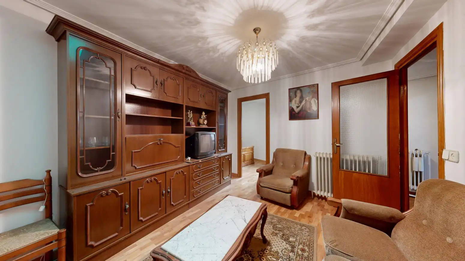 Sala de estar de Casa o chalet en venta en Ujué / Uxue con Calefacción, Parquet y Terraza