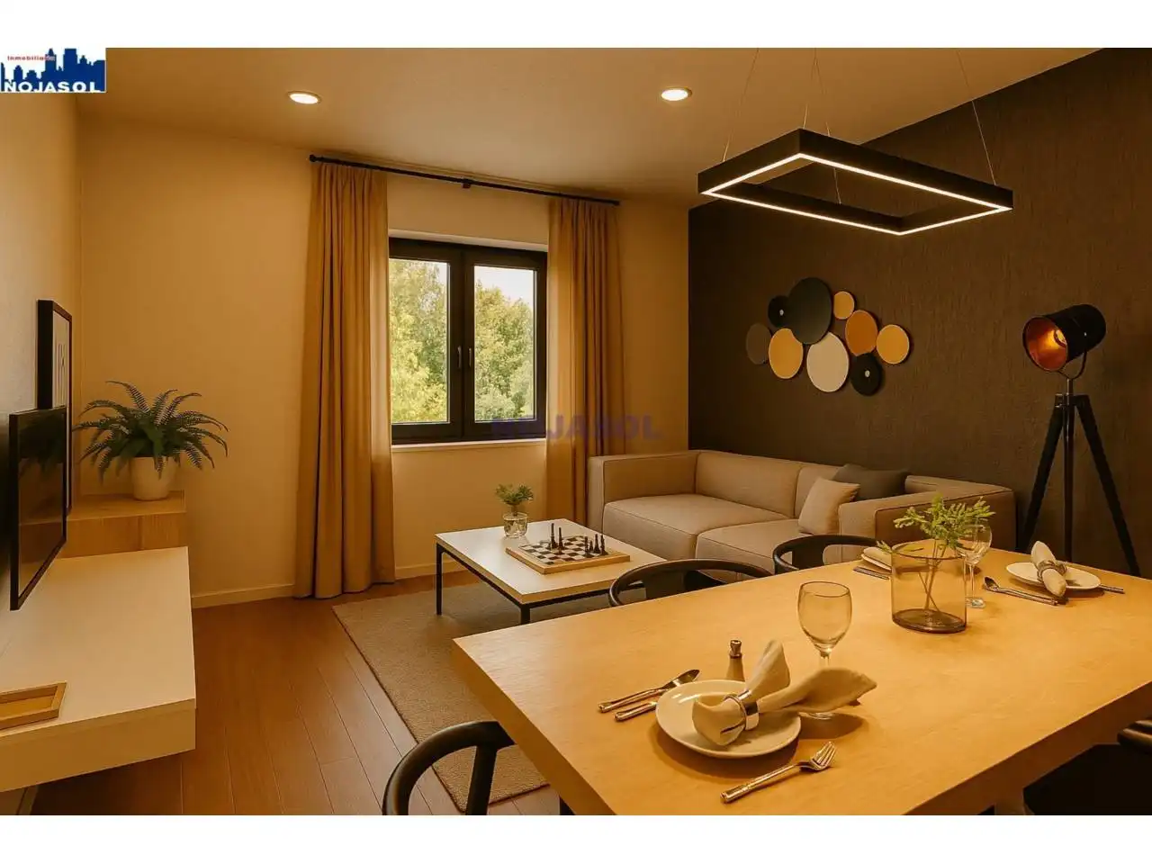 Sala de estar de Apartamento en venta en Argoños  con Calefacción, Terraza y Piscina comunitaria